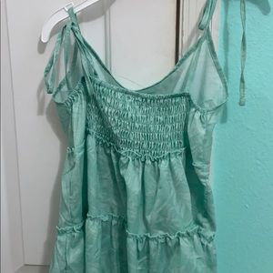 green summer dress